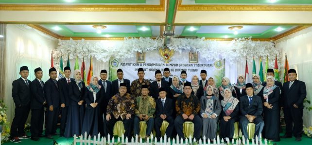 PELANTIKAN REKTOR DAN PEJABAT STRUKTURAL INSTITUT AGAMA ISLAM AL HIKMAH TUBAN PERIODE 2020-2025